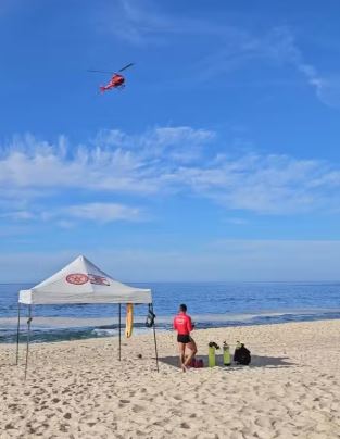 Bombeiros intensificam buscas por homem desaparecido no mar de Maricá