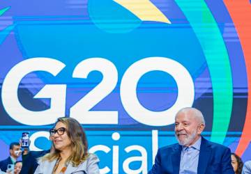 Lula e Janja recebem líderes mundiais na abertura da Cúpula do G20, realizada no Museu de Arte Moderna, Rio de Janeiro. - Foto: Ricardo Stuckert/PR